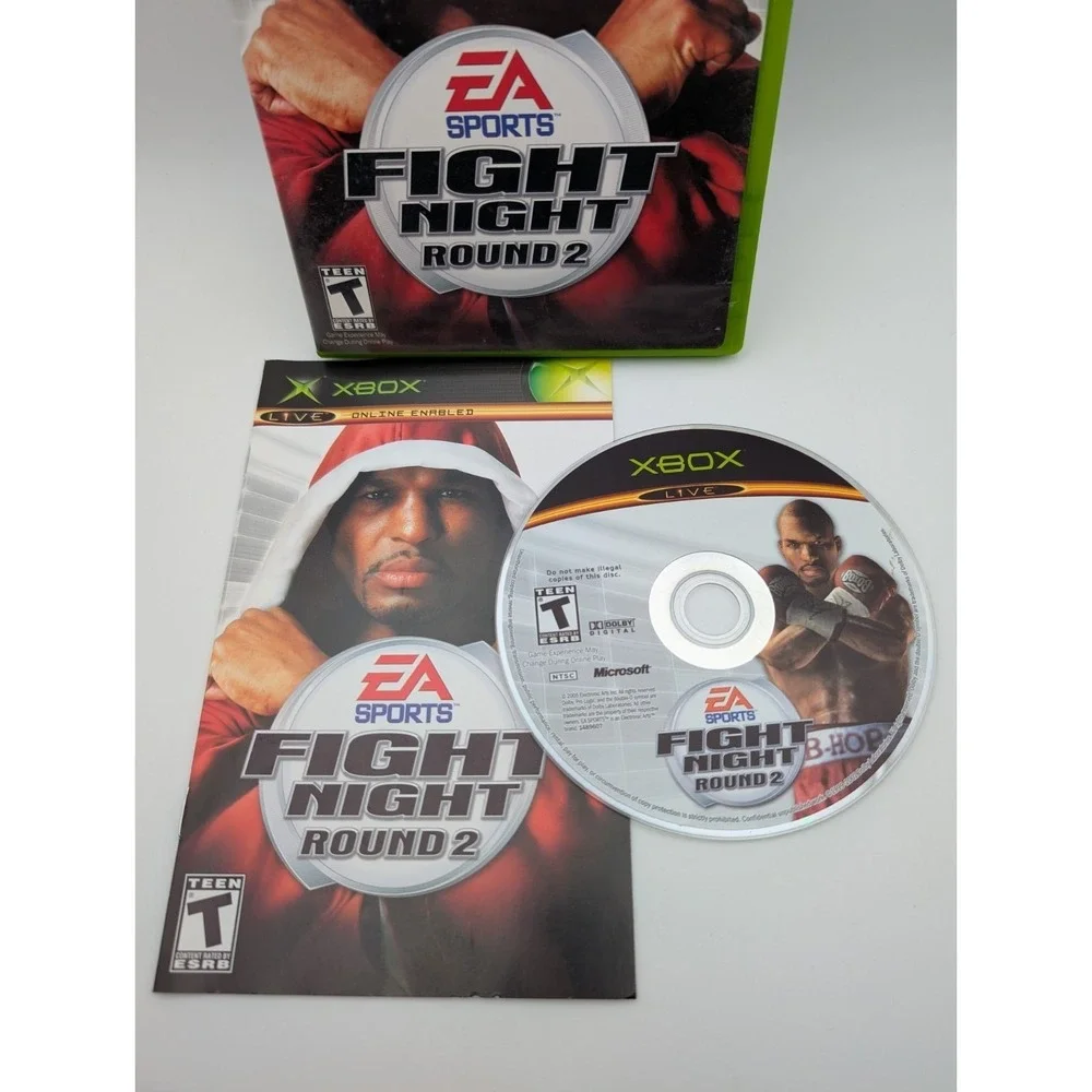 Fight Night Round 2 - Original OG Xbox Complete CIB Near Mint
